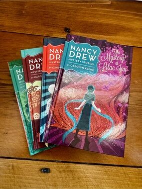Nancy Drew Mystery Stories Hardcover Book Lot Set 1-4